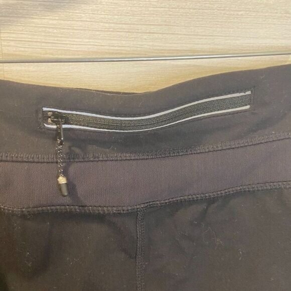 Women's High Waisted Yoga Capris Leggings w Back Pockets Workout Cropped - Picture 5 of 5